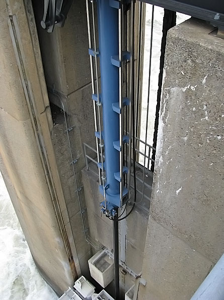 Цилиндр для затвора водоприемника на дамбе в Эмсворте. Питтсбург. США.
